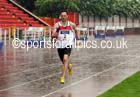 Gateshead complete the 4 x 400 metres relay in the worst conditions of the day. Photo: David T. Hewitson/Sports for All Pics